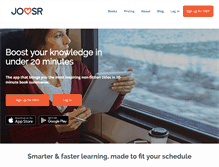 Tablet Screenshot of joosr.com